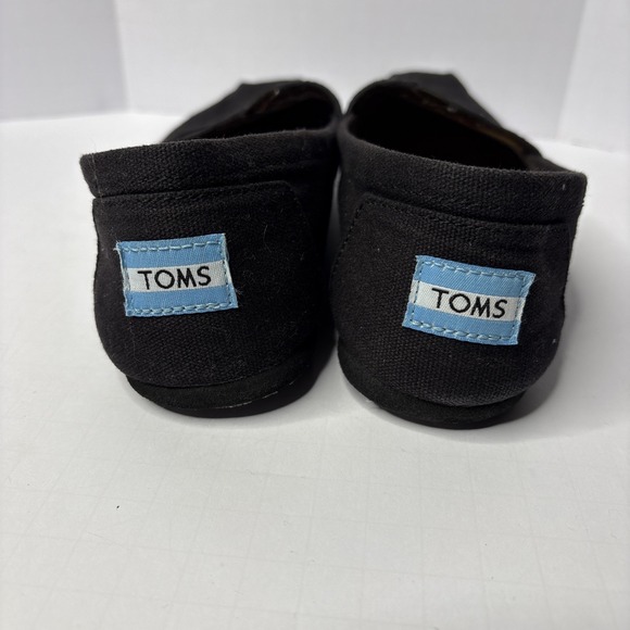 Tom's Women's Classics Canvas Flats Size US 8.5 (Black) - Picture 6 of 9